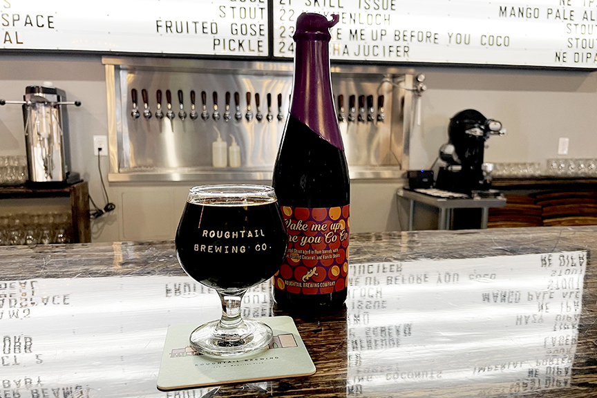 Roughtail Brewing's Wake Me Up Before You Co Co Double Stout